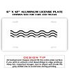6 X 12 Full Size Aluminum License Plate for Cars and Trucks  Thumbnail