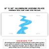 6 X 12 Full Size Aluminum License Plate for Cars and Trucks  Thumbnail