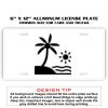 6 X 12 Full Size Aluminum License Plate for Cars and Trucks  Thumbnail