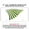 6 X 12 Full Size Aluminum License Plate for Cars and Trucks  Thumbnail