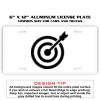 6 X 12 Full Size Aluminum License Plate for Cars and Trucks  Thumbnail