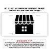 6 X 12 Full Size Aluminum License Plate for Cars and Trucks  Thumbnail