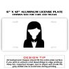 6 X 12 Full Size Aluminum License Plate for Cars and Trucks  Thumbnail