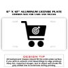 6 X 12 Full Size Aluminum License Plate for Cars and Trucks  Thumbnail