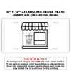 6 X 12 Full Size Aluminum License Plate for Cars and Trucks  Thumbnail