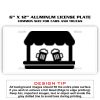 6 X 12 Full Size Aluminum License Plate for Cars and Trucks  Thumbnail