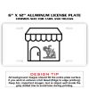 6 X 12 Full Size Aluminum License Plate for Cars and Trucks  Thumbnail