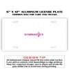 6 X 12 Full Size Aluminum License Plate for Cars and Trucks  Thumbnail