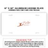 6 X 12 Full Size Aluminum License Plate for Cars and Trucks  Thumbnail