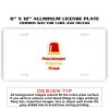 6 X 12 Full Size Aluminum License Plate for Cars and Trucks  Thumbnail