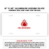 6 X 12 Full Size Aluminum License Plate for Cars and Trucks  Thumbnail