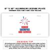 6 X 12 Full Size Aluminum License Plate for Cars and Trucks  Thumbnail