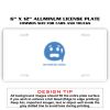 6 X 12 Full Size Aluminum License Plate for Cars and Trucks  Thumbnail