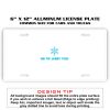6 X 12 Full Size Aluminum License Plate for Cars and Trucks  Thumbnail