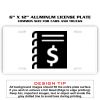 6 X 12 Full Size Aluminum License Plate for Cars and Trucks  Thumbnail