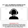 6 X 12 Full Size Aluminum License Plate for Cars and Trucks  Thumbnail
