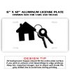 6 X 12 Full Size Aluminum License Plate for Cars and Trucks  Thumbnail