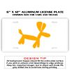 6 X 12 Full Size Aluminum License Plate for Cars and Trucks  Thumbnail