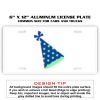6 X 12 Full Size Aluminum License Plate for Cars and Trucks  Thumbnail