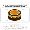 6 X 12 Full Size Aluminum License Plate for Cars and Trucks  Thumbnail