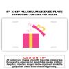6 X 12 Full Size Aluminum License Plate for Cars and Trucks  Thumbnail