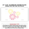 6 X 12 Full Size Aluminum License Plate for Cars and Trucks  Thumbnail