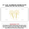6 X 12 Full Size Aluminum License Plate for Cars and Trucks  Thumbnail