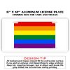 6 X 12 Full Size Aluminum License Plate for Cars and Trucks  Thumbnail