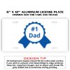 6 X 12 Full Size Aluminum License Plate for Cars and Trucks  Thumbnail
