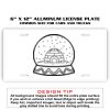 6 X 12 Full Size Aluminum License Plate for Cars and Trucks  Thumbnail