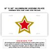 6 X 12 Full Size Aluminum License Plate for Cars and Trucks  Thumbnail