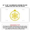 6 X 12 Full Size Aluminum License Plate for Cars and Trucks  Thumbnail