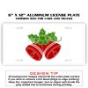 6 X 12 Full Size Aluminum License Plate for Cars and Trucks  Thumbnail