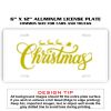 6 X 12 Full Size Aluminum License Plate for Cars and Trucks  Thumbnail