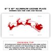 6 X 12 Full Size Aluminum License Plate for Cars and Trucks  Thumbnail