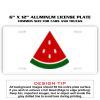 6 X 12 Full Size Aluminum License Plate for Cars and Trucks  Thumbnail