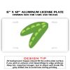 6 X 12 Full Size Aluminum License Plate for Cars and Trucks  Thumbnail