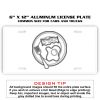 6 X 12 Full Size Aluminum License Plate for Cars and Trucks  Thumbnail