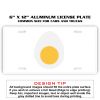 6 X 12 Full Size Aluminum License Plate for Cars and Trucks  Thumbnail