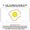 6 X 12 Full Size Aluminum License Plate for Cars and Trucks  Thumbnail
