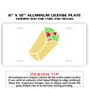 6 X 12 Full Size Aluminum License Plate for Cars and Trucks  Thumbnail