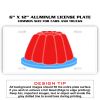 6 X 12 Full Size Aluminum License Plate for Cars and Trucks  Thumbnail