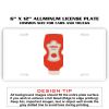 6 X 12 Full Size Aluminum License Plate for Cars and Trucks  Thumbnail