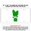6 X 12 Full Size Aluminum License Plate for Cars and Trucks  Thumbnail