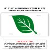 6 X 12 Full Size Aluminum License Plate for Cars and Trucks  Thumbnail