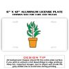 6 X 12 Full Size Aluminum License Plate for Cars and Trucks  Thumbnail