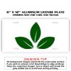 6 X 12 Full Size Aluminum License Plate for Cars and Trucks  Thumbnail