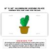 6 X 12 Full Size Aluminum License Plate for Cars and Trucks  Thumbnail