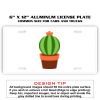 6 X 12 Full Size Aluminum License Plate for Cars and Trucks  Thumbnail