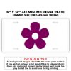 6 X 12 Full Size Aluminum License Plate for Cars and Trucks  Thumbnail